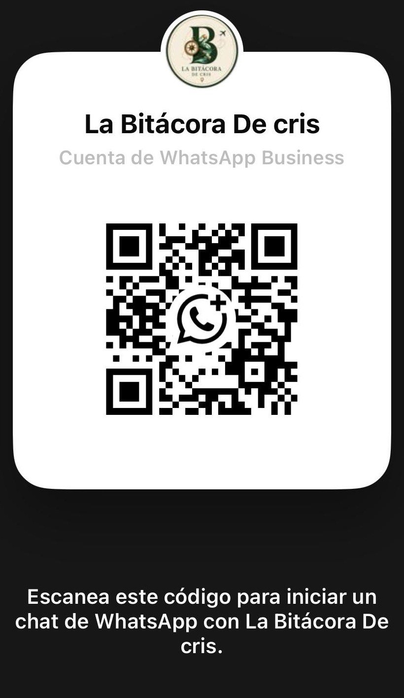 Código QR para abrir un chat de WhatsApp con La Bitácora de Cris
